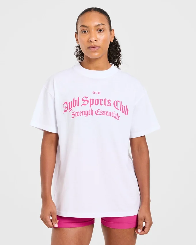 Sports Club Gothic Oversized T Shirt