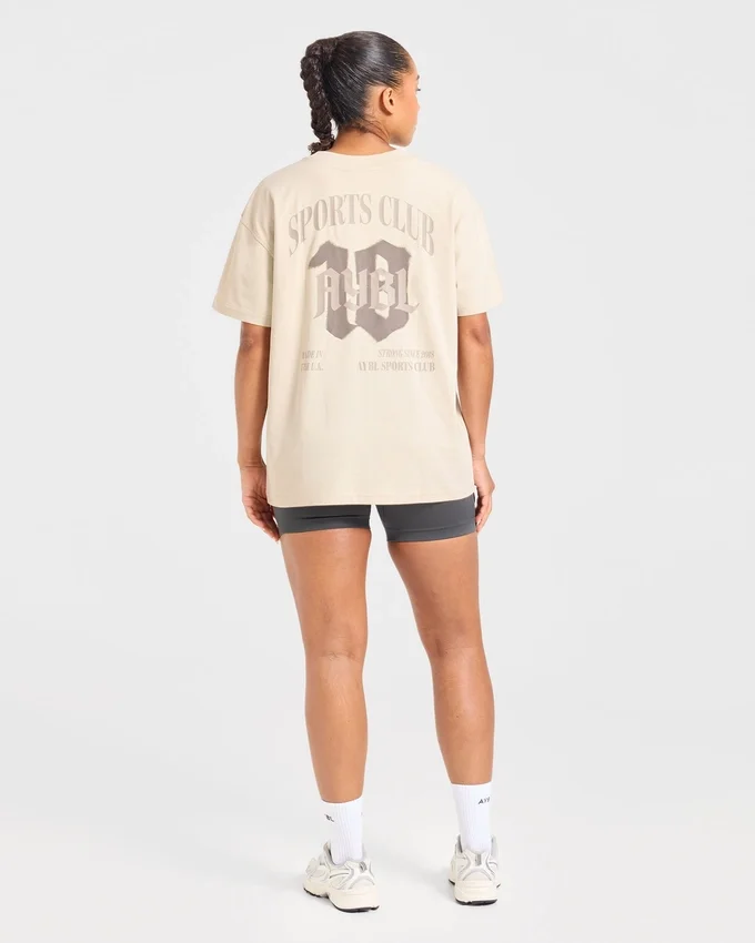 Sports Club Gothic Oversized T Shirt