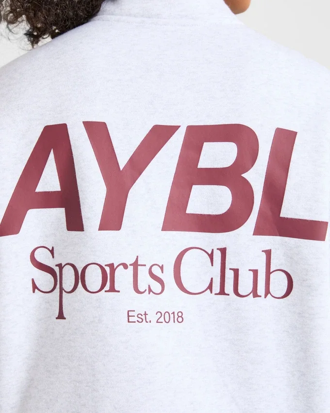 Sports Club Oversized 1/4 Zip Pullover