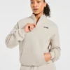 Sports Club Oversized 1/4 Zip Pullover