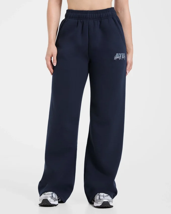Sports Society Oversized Straight Leg Joggers