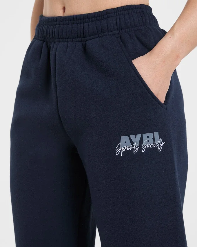 Sports Society Oversized Straight Leg Joggers