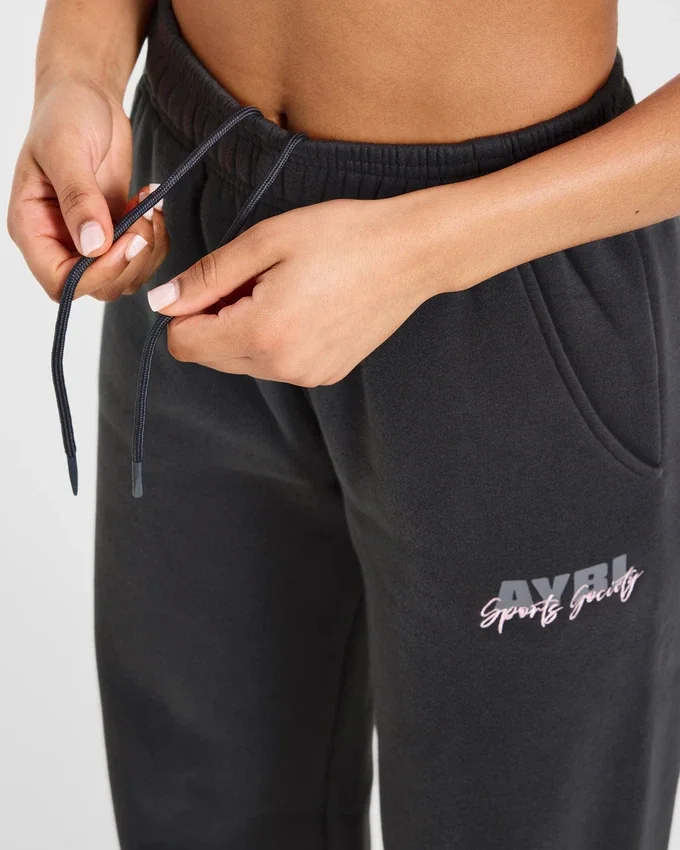 Sports Society Oversized Straight Leg Joggers