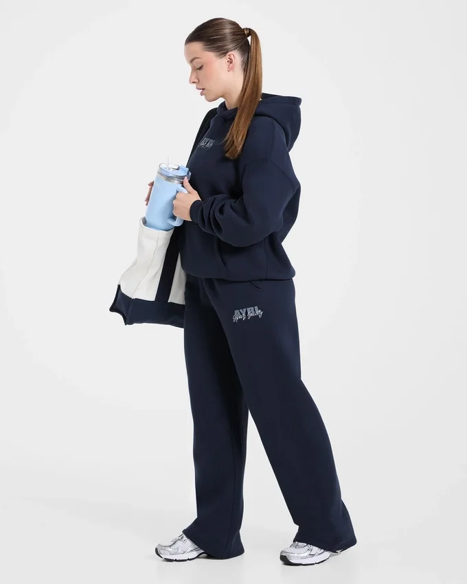 Sports Society Oversized Straight Leg Joggers