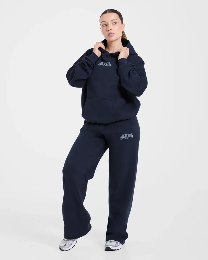 Sports Society Oversized Straight Leg Joggers