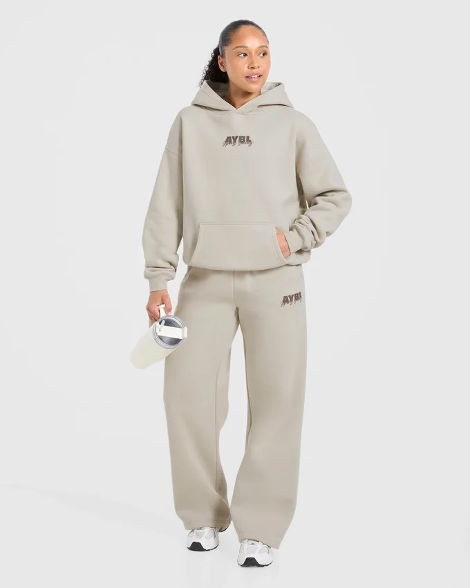 Sports Society Oversized Straight Leg Joggers