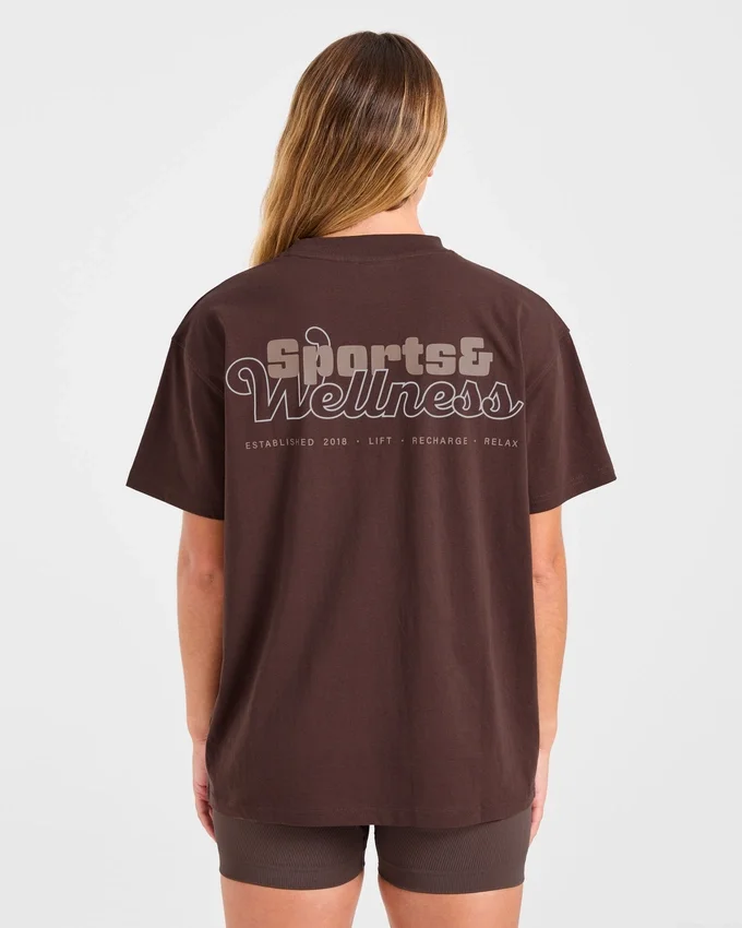 Sports Wellness Oversized T Shirt