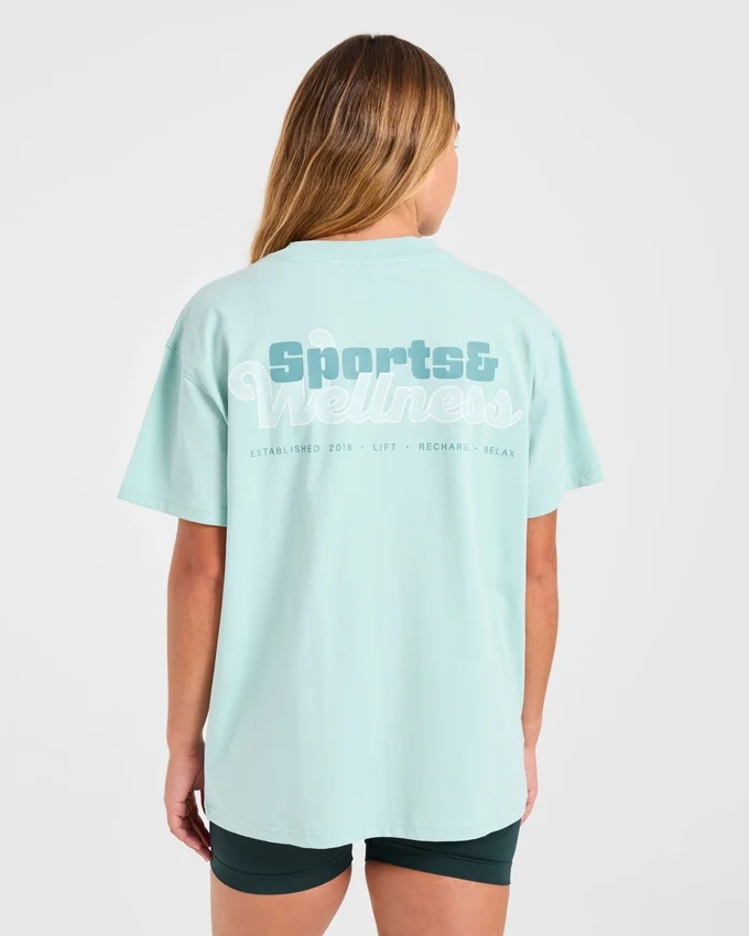 Sports Wellness Oversized T Shirt