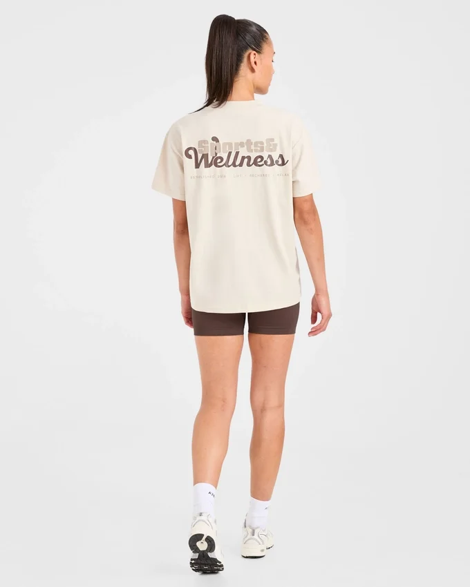 Sports Wellness Oversized T Shirt