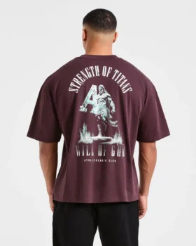 Strength Of Titans Oversized T Shirt