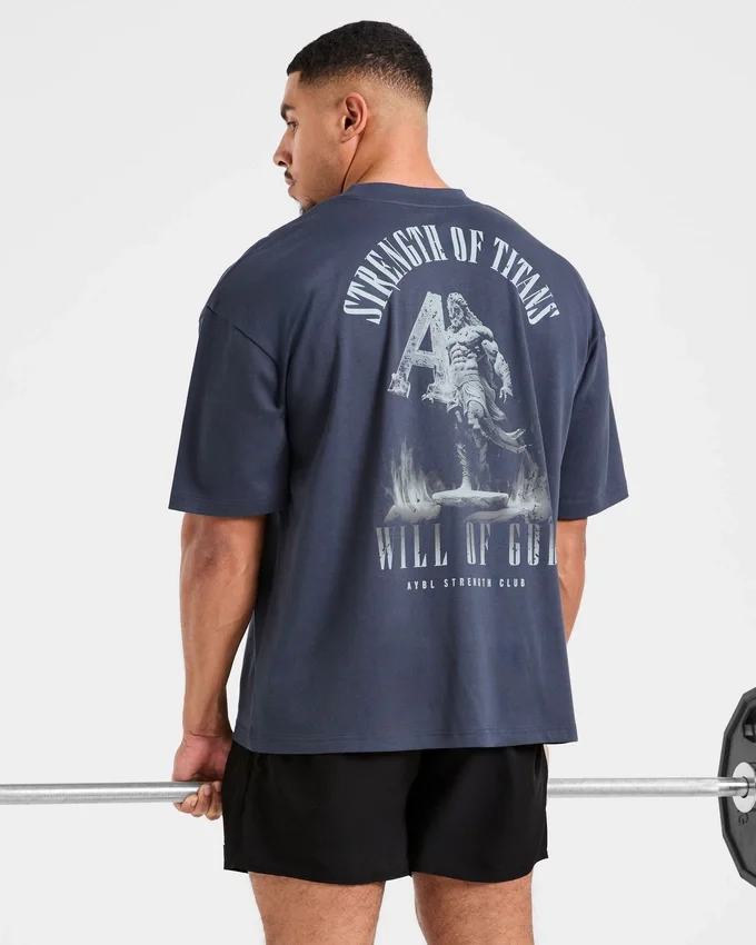 Strength Of Titans Oversized T Shirt
