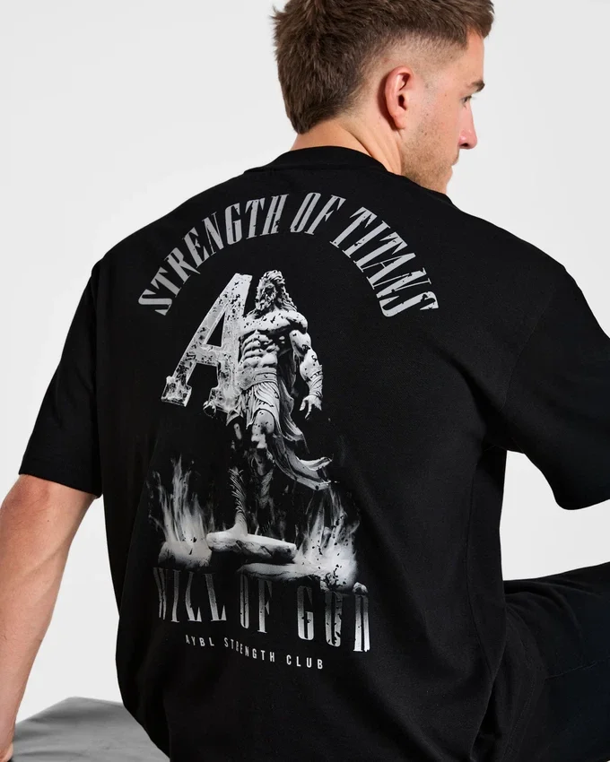Strength Of Titans Oversized T Shirt