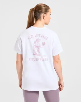 Strong Women Graphic Oversized T Shirt