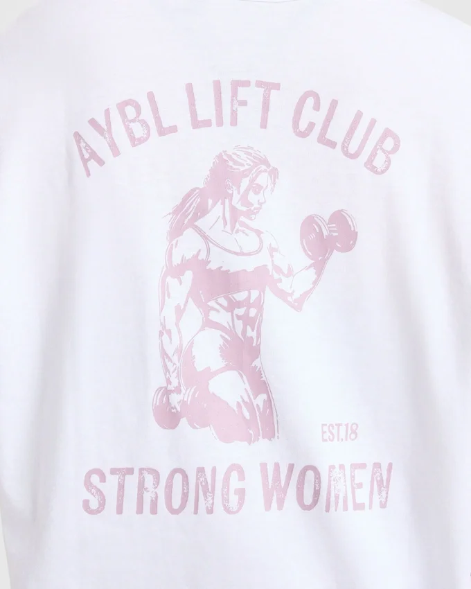 Strong Women Graphic Oversized T Shirt