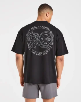 Training Dept. Illustration Oversized T Shirt