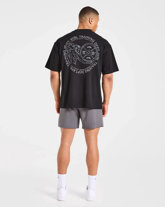 Training Dept. Illustration Oversized T Shirt