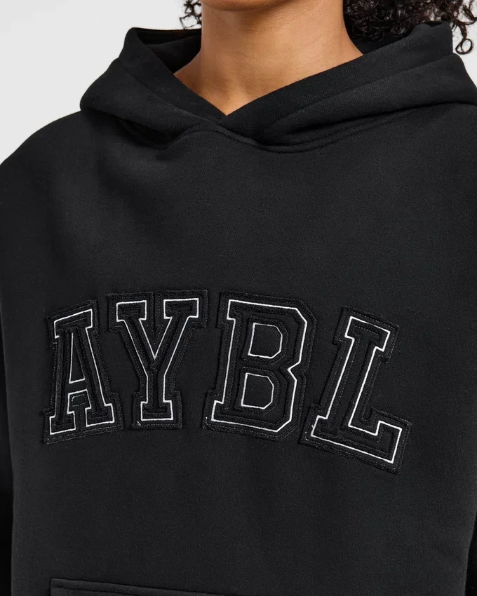 Varsity Applique Oversized Hoodie