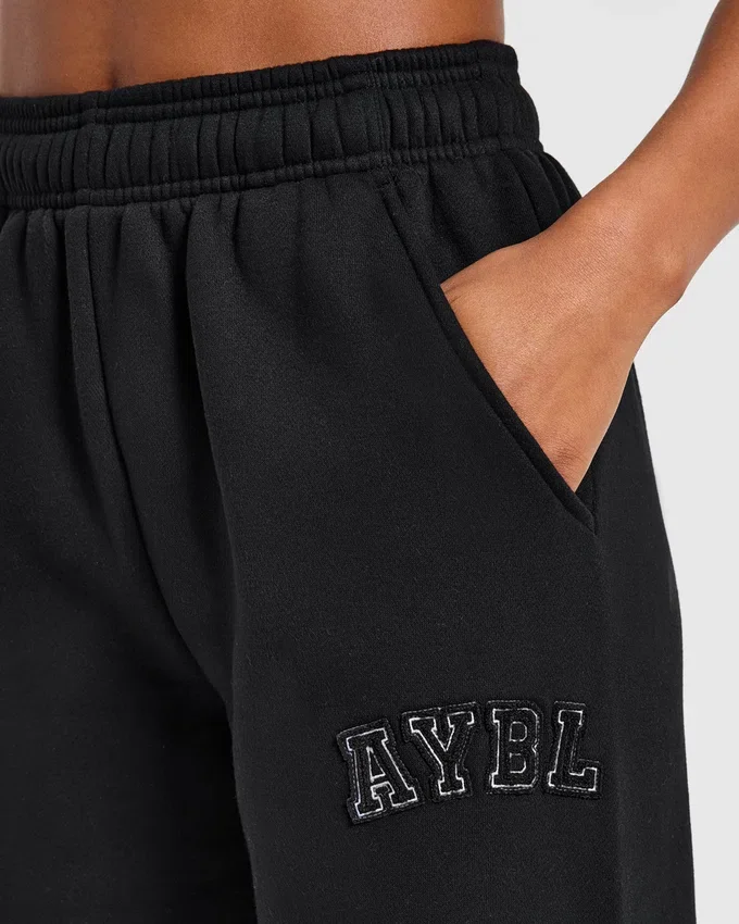 Varsity Applique Oversized Straight Leg Joggers