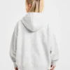 Varsity Minimal Logo Oversized Knitted Hoodie