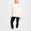 Varsity Minimal Logo Oversized Knitted Hoodie