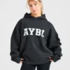Varsity Oversized Knitted Hoodie