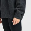 Varsity Oversized Knitted Hoodie