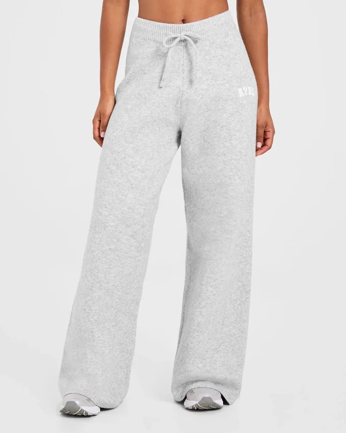 Varsity Oversized Knitted Joggers