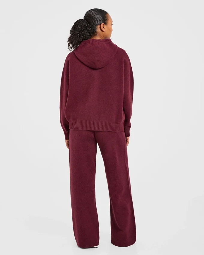 Varsity Oversized Knitted Joggers