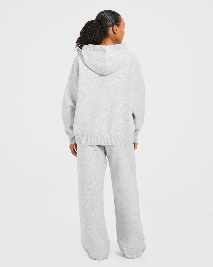 Varsity Oversized Knitted Joggers