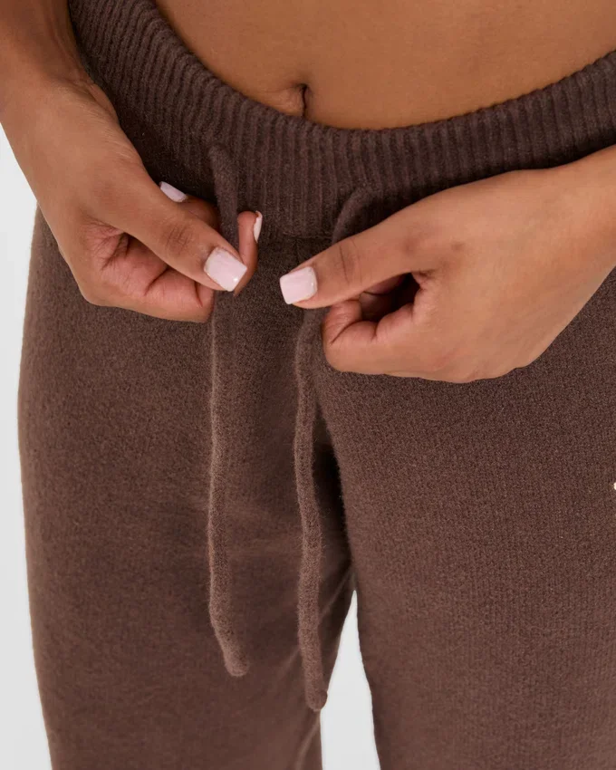 Varsity Oversized Knitted Joggers