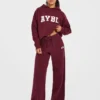 Varsity Oversized Knitted Joggers