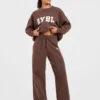 Varsity Oversized Knitted Joggers