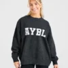 Varsity Oversized Knitted Sweater