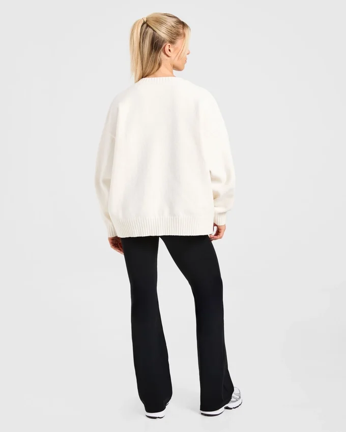Varsity Oversized Knitted Sweater
