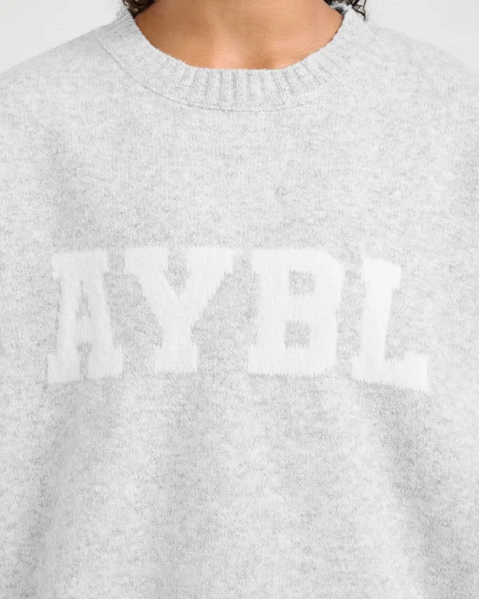 Varsity Oversized Knitted Sweater