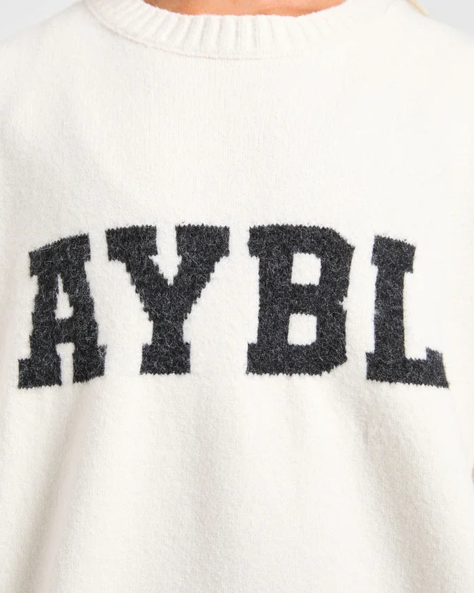 Varsity Oversized Knitted Sweater