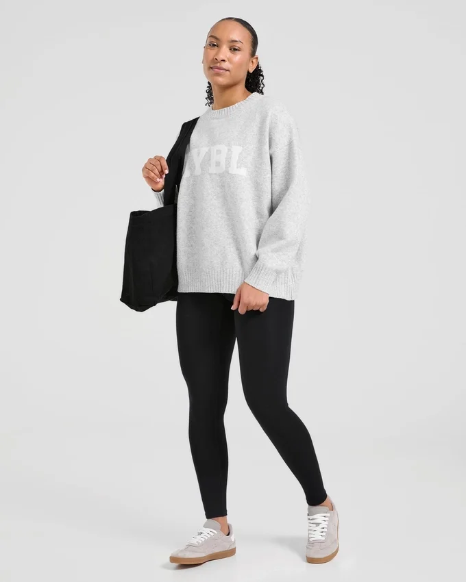 Varsity Oversized Knitted Sweater